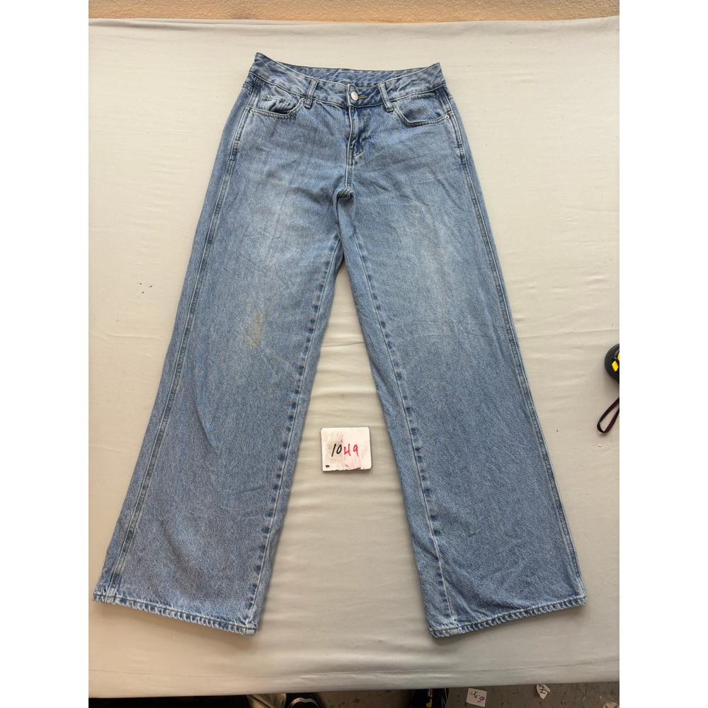 PacSun Low Rise Baggy Jeans Light Wash Blue Denim Wide Leg Size 26
